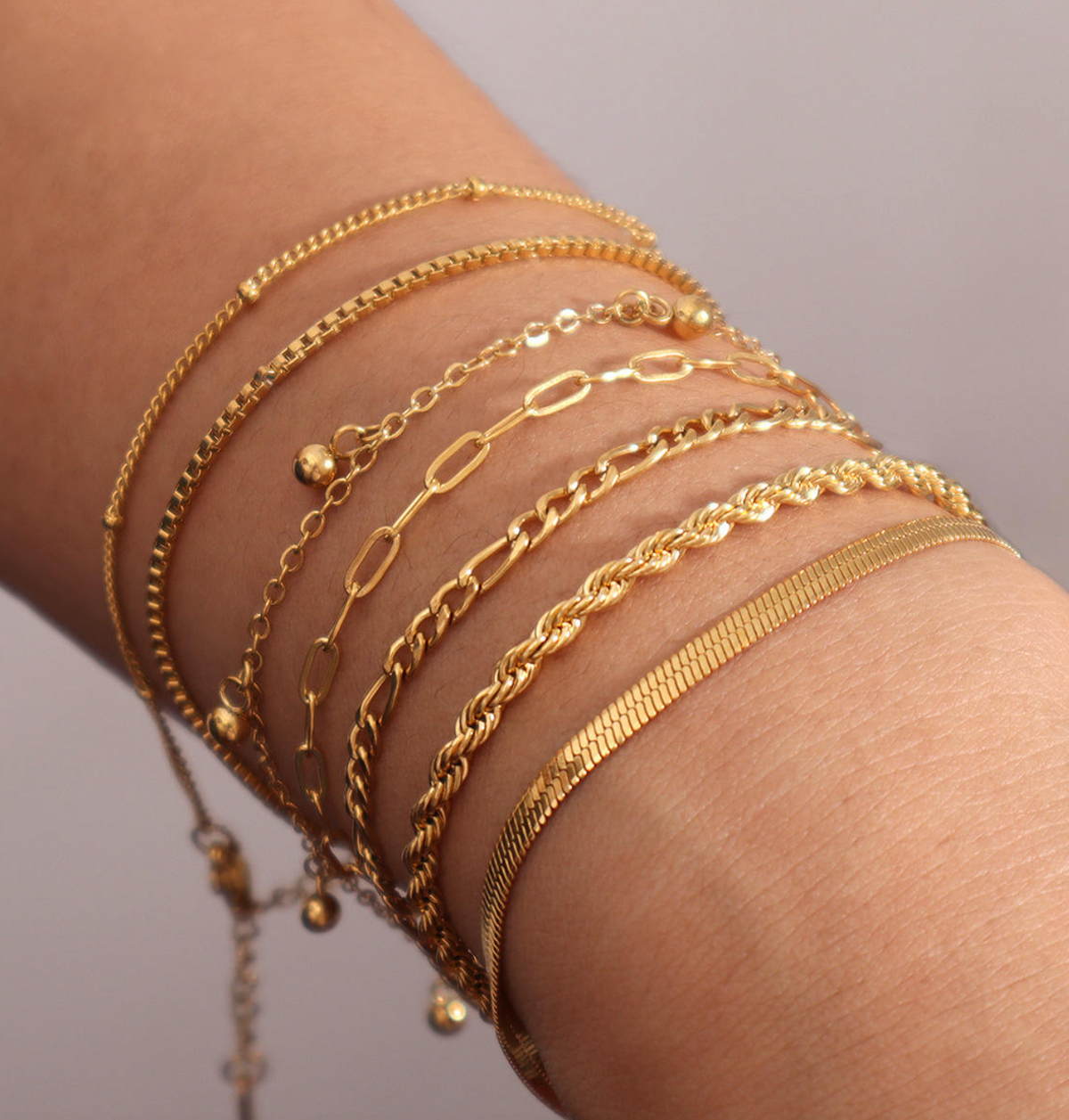 Vintage 18K Gold Plated Stainless Steel Jewellery