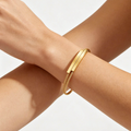 3mm Gold Plated Twisted Cable Chain